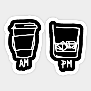 Am To Pm Sticker